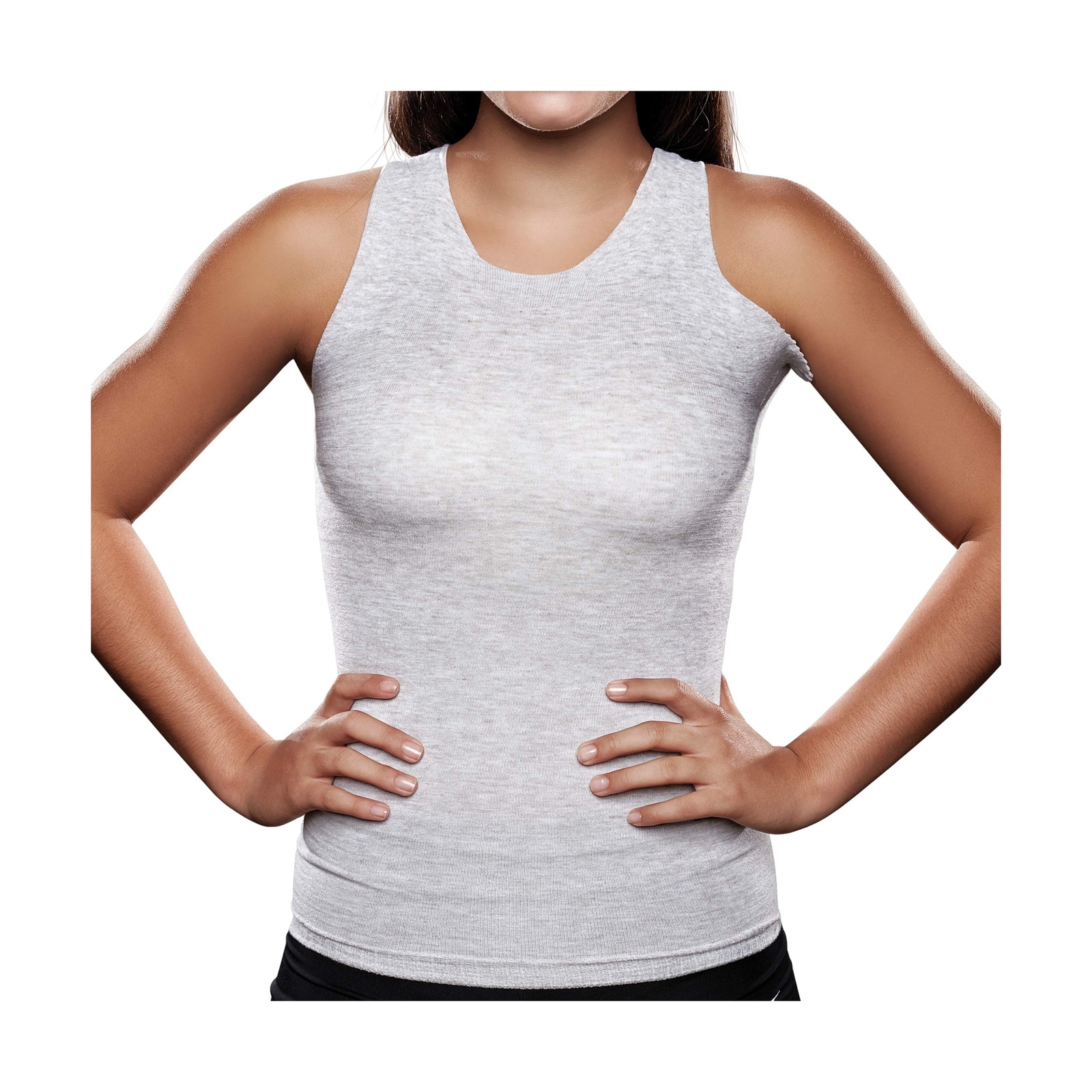 Knit-Rite Lightweight Torso Interface V-Neck Tank w/Left Flap Standard Small