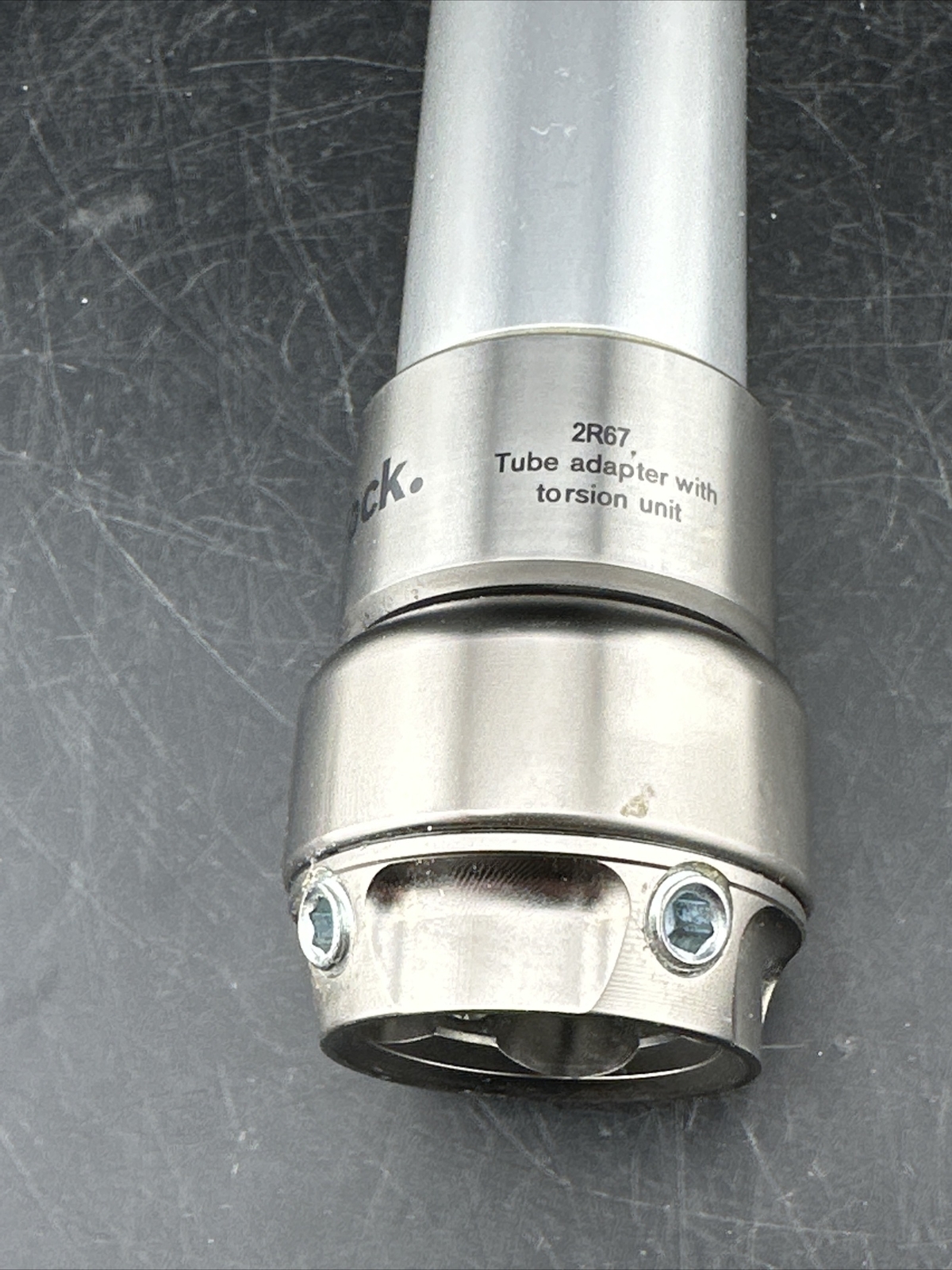 ottobock otto bock 2R67 tube adapter w/ torsion unit. prosthetic adapter