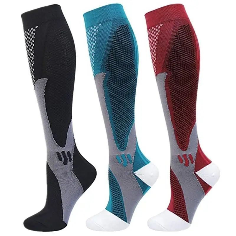 Share Compression Socks Stockings Womens Mens Knee High Medical 20-30 mmHG S/M