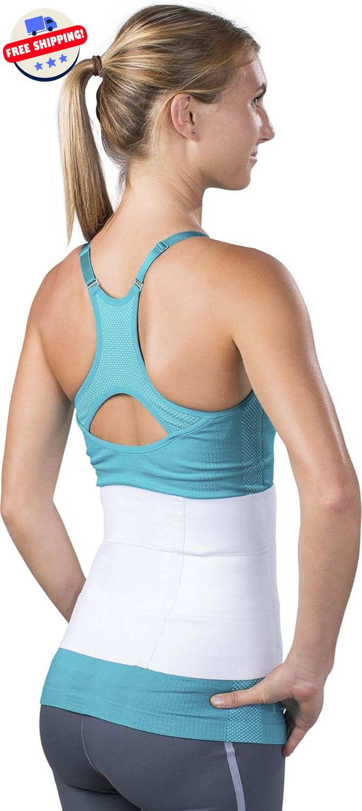 Panel Elastic Abdominal Binder – 9″ 3-Panel – X-Large – Premium – XL