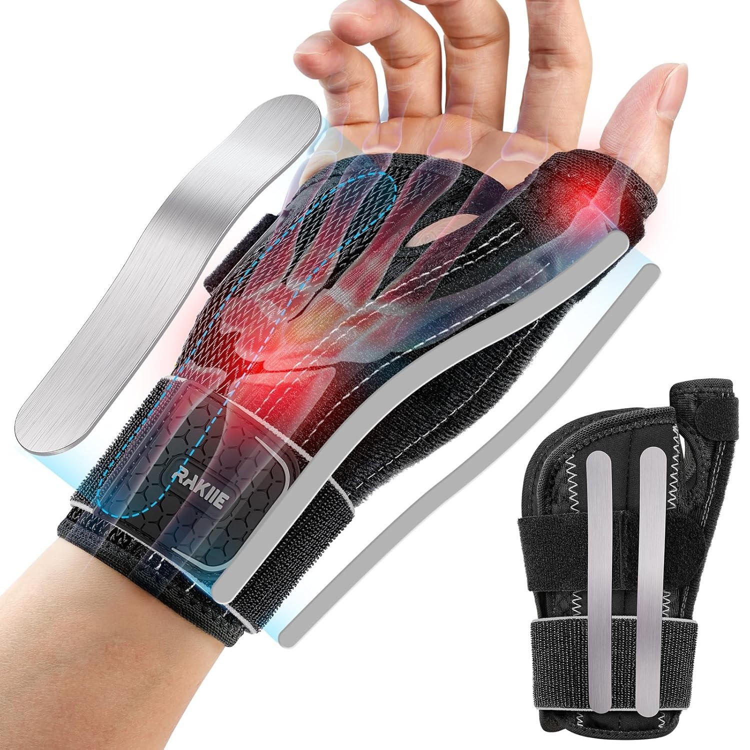 Arthritis Wrist Brace Splint w/ Thumb Support For Carpal Tunnel Tendonitis NEW
