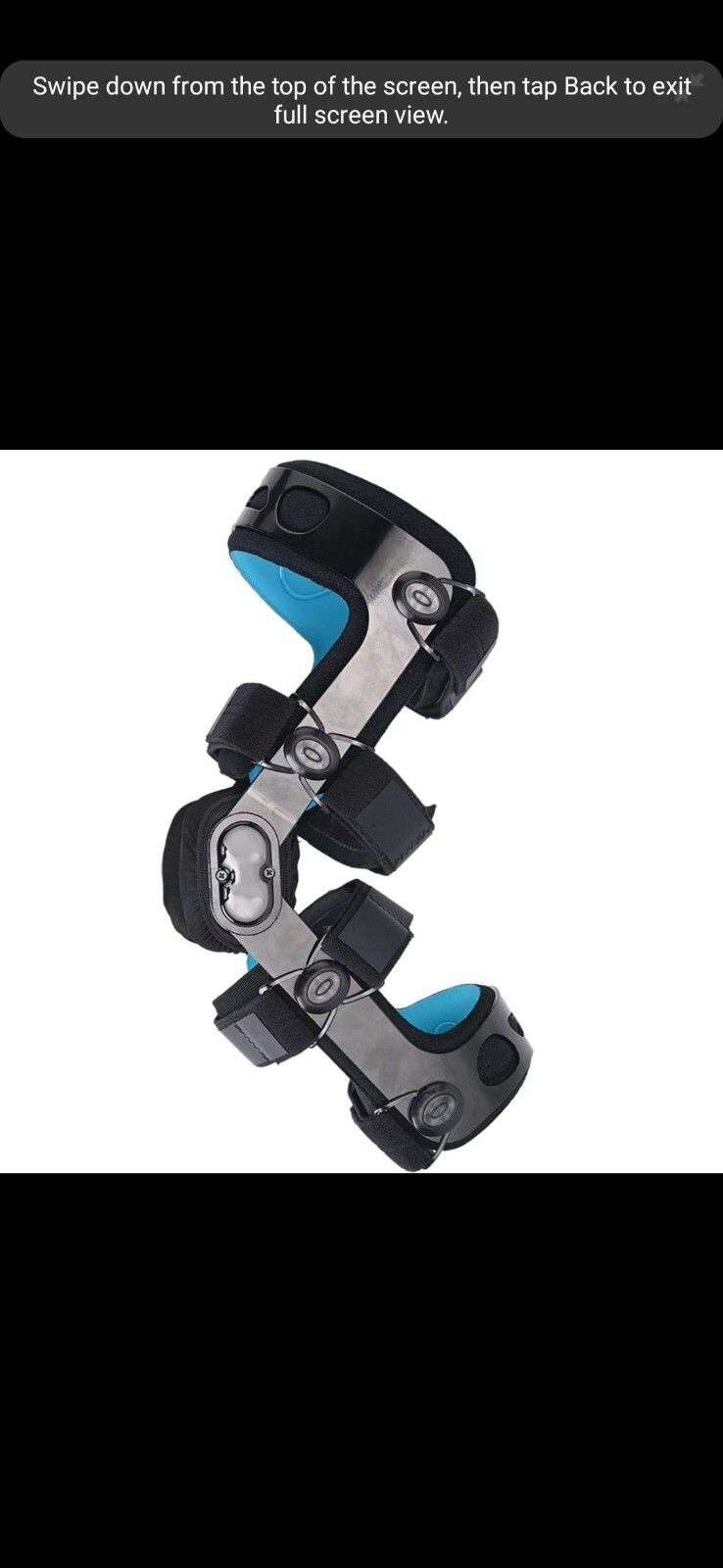 Functional Knee Brace – for ACL/MCL/PCL/Meniscus/Ligament/Sports Injuries LEFT
