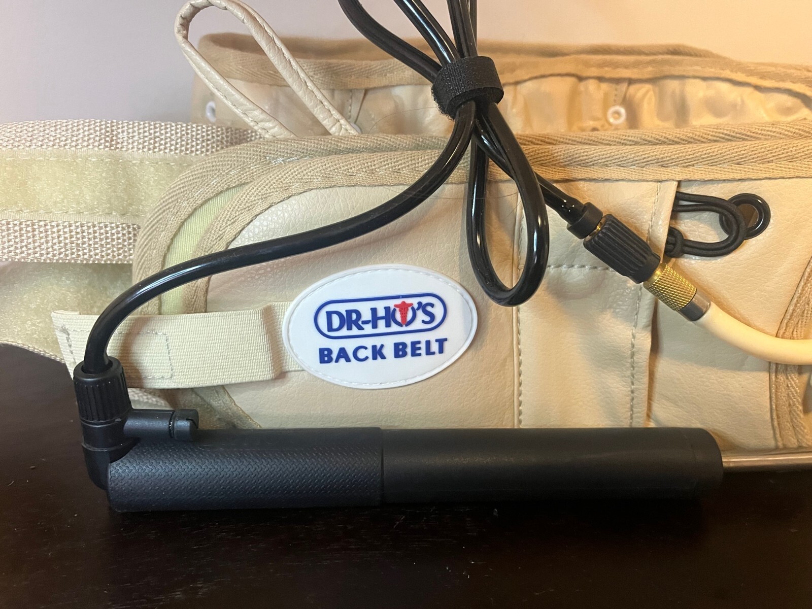 Black Air Pump Fit For Dr. Ho’s 2-In-1 Decompression Back Lumbar Support Belt US