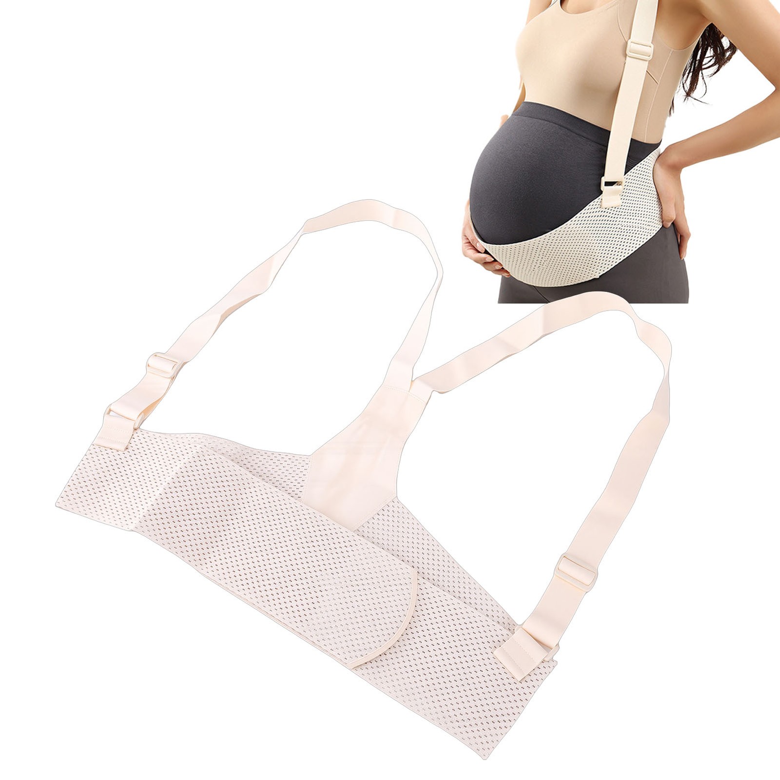 2-Adjustable Maternity Belly Support Belt For Lower Abdomen And Hip Pain Relief