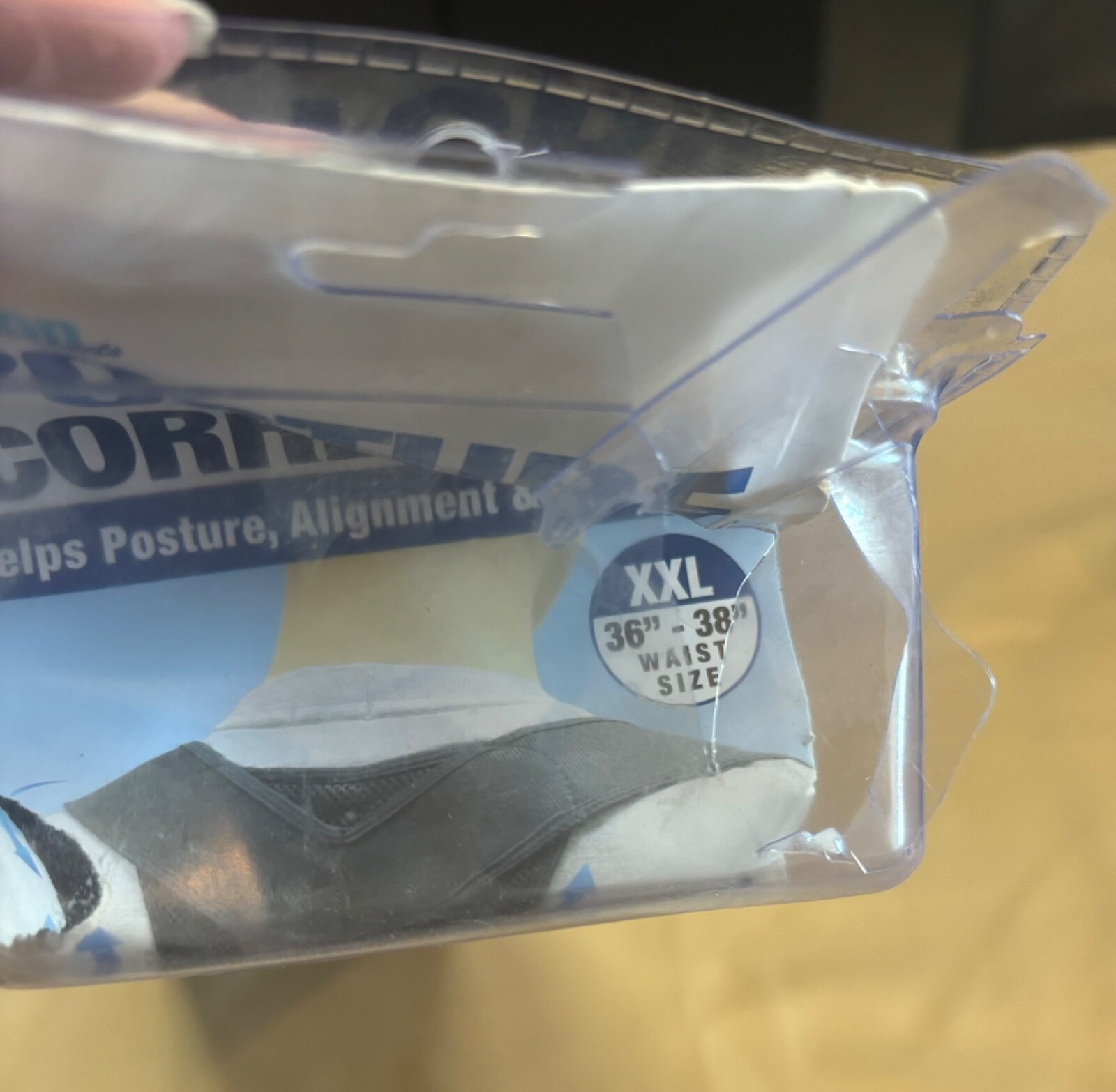 Total Vision XXL 36-38” Waist Posture Corrector Open Box