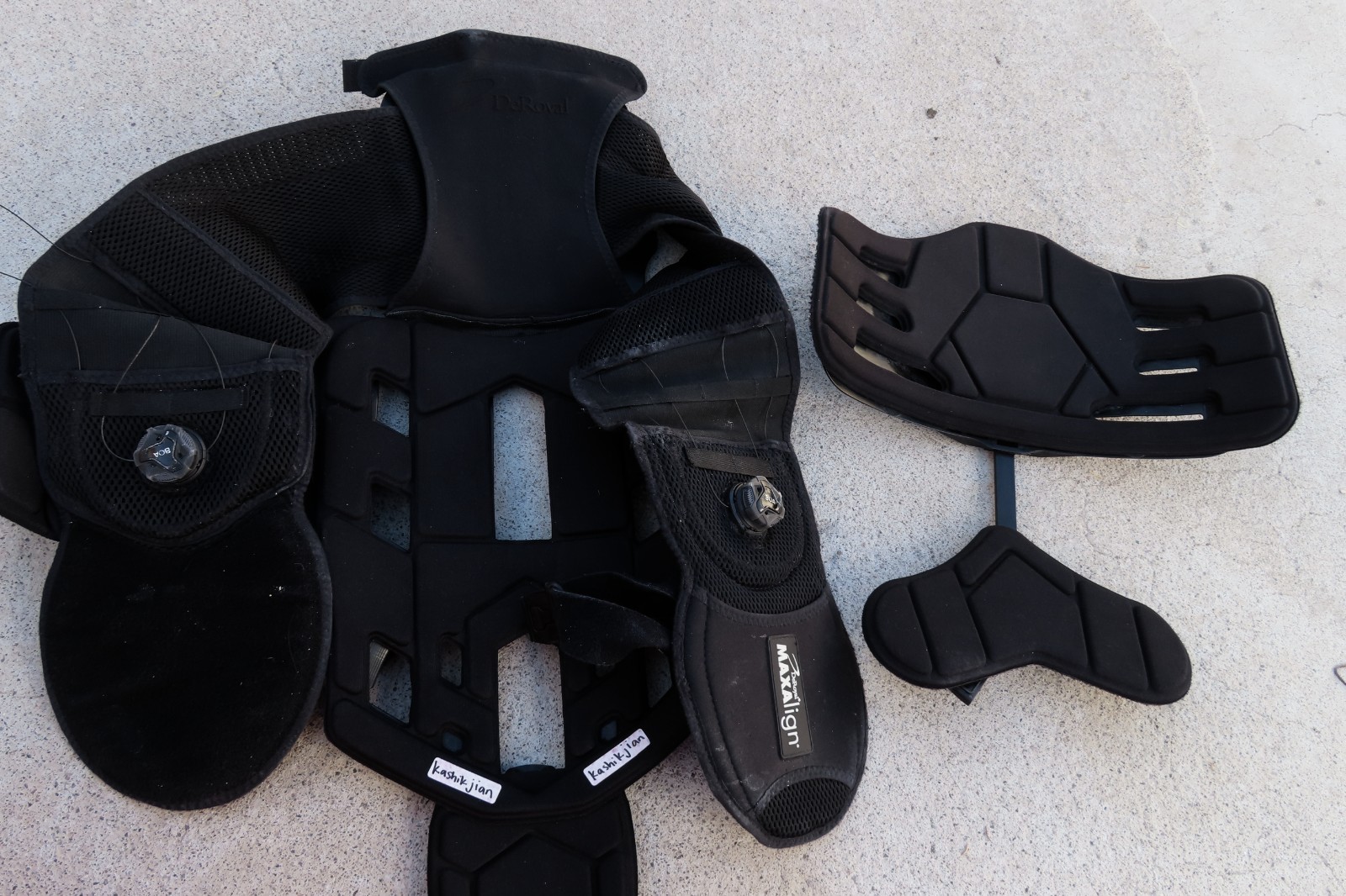 DeRoyal MAXAlign Dual Boa-Coiler Adjustable Lumbar Back Brace Black GREAT COND