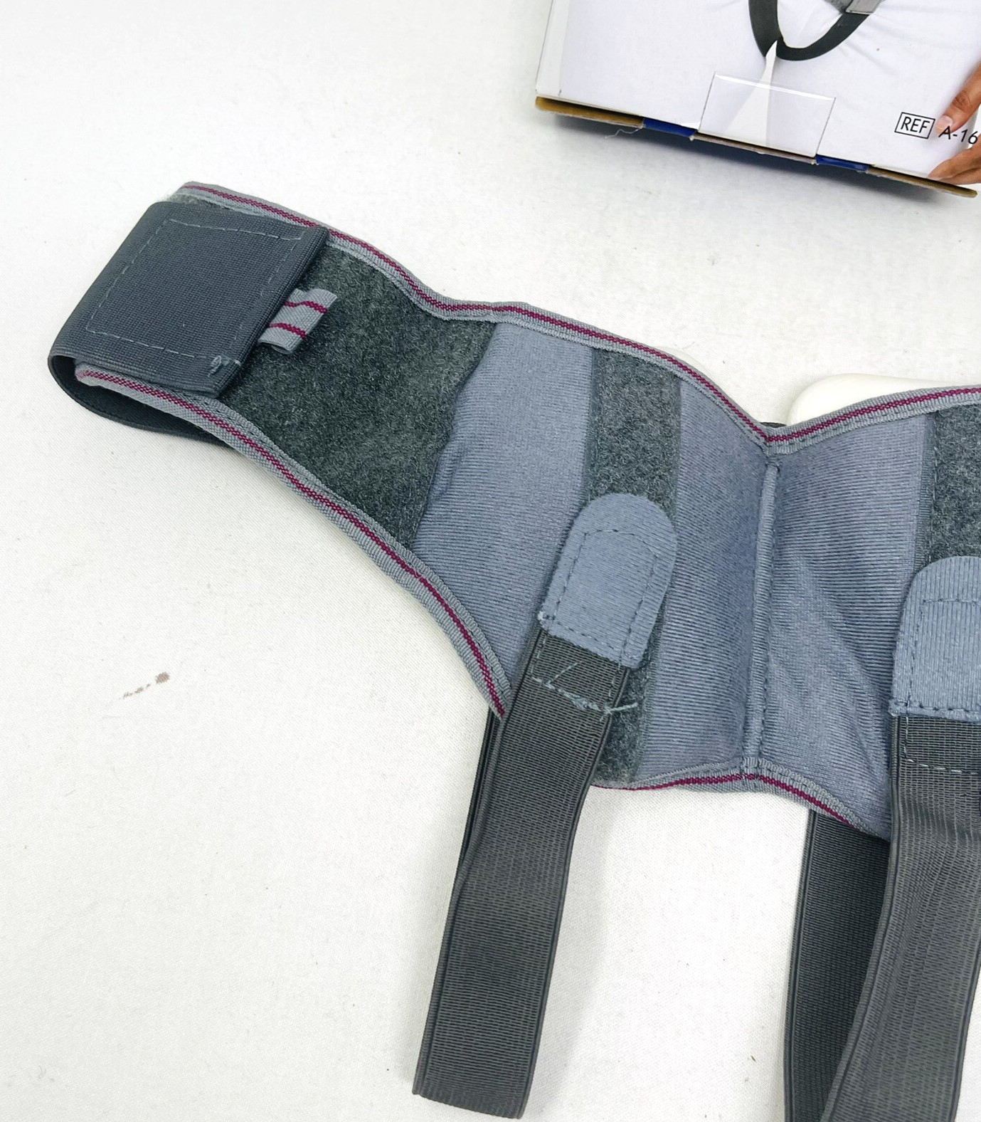 Tynor Hernia Belt Medium Unisex Grey Adjustable NEW