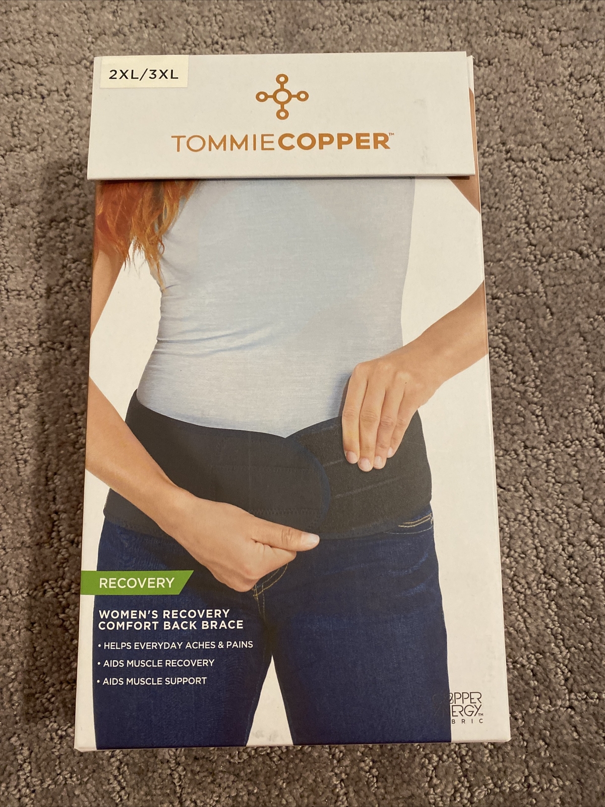 Tommie Copper Women’s Size 2XL/3XL Recovery Comfort Back Brace. New in box.