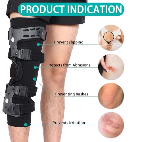 Knee Brace Undersleeve, Protective Leg Sleeve Liner for Sensitive X-Large (1PC)