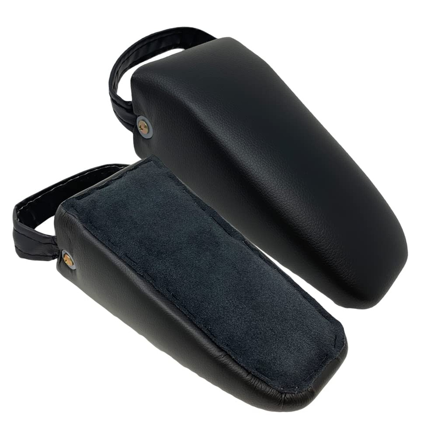 Healthy You Pelvic Sacral SOT Blocks Non Slip Base 1/Pair Upholstered Black