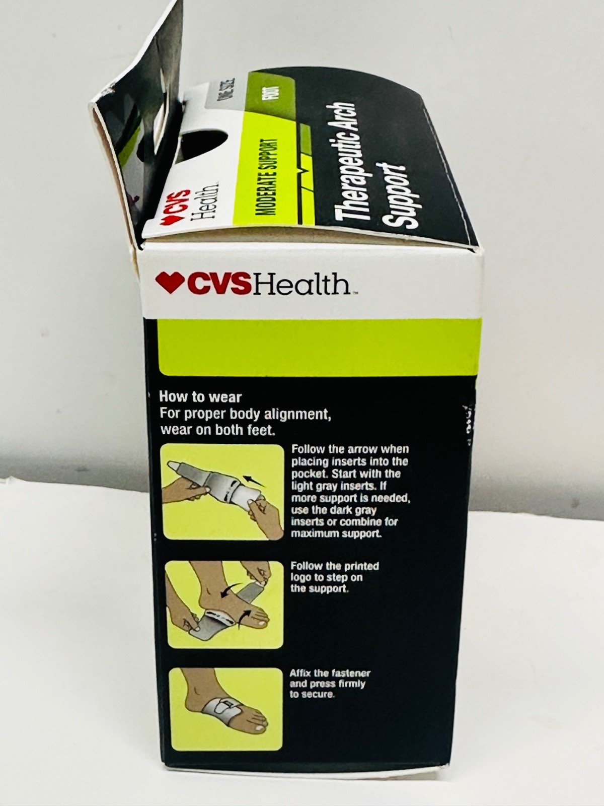 Arch Support Braces Plantar Fasciitis Foot Wraps Adjustable Lot of 2