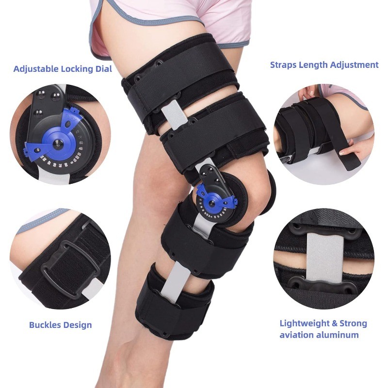 Knee Brace Post Op Knee Brace Adjustable Knee Immobilizer Support