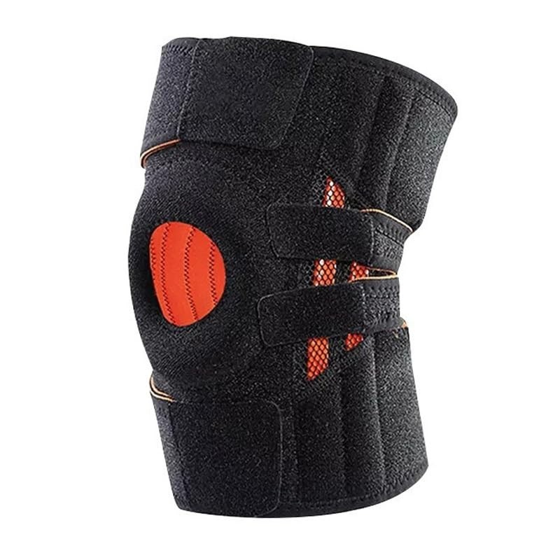 Knee Brace for Men & Women with Side Stabilizers & Patella Gel Pad, Compression