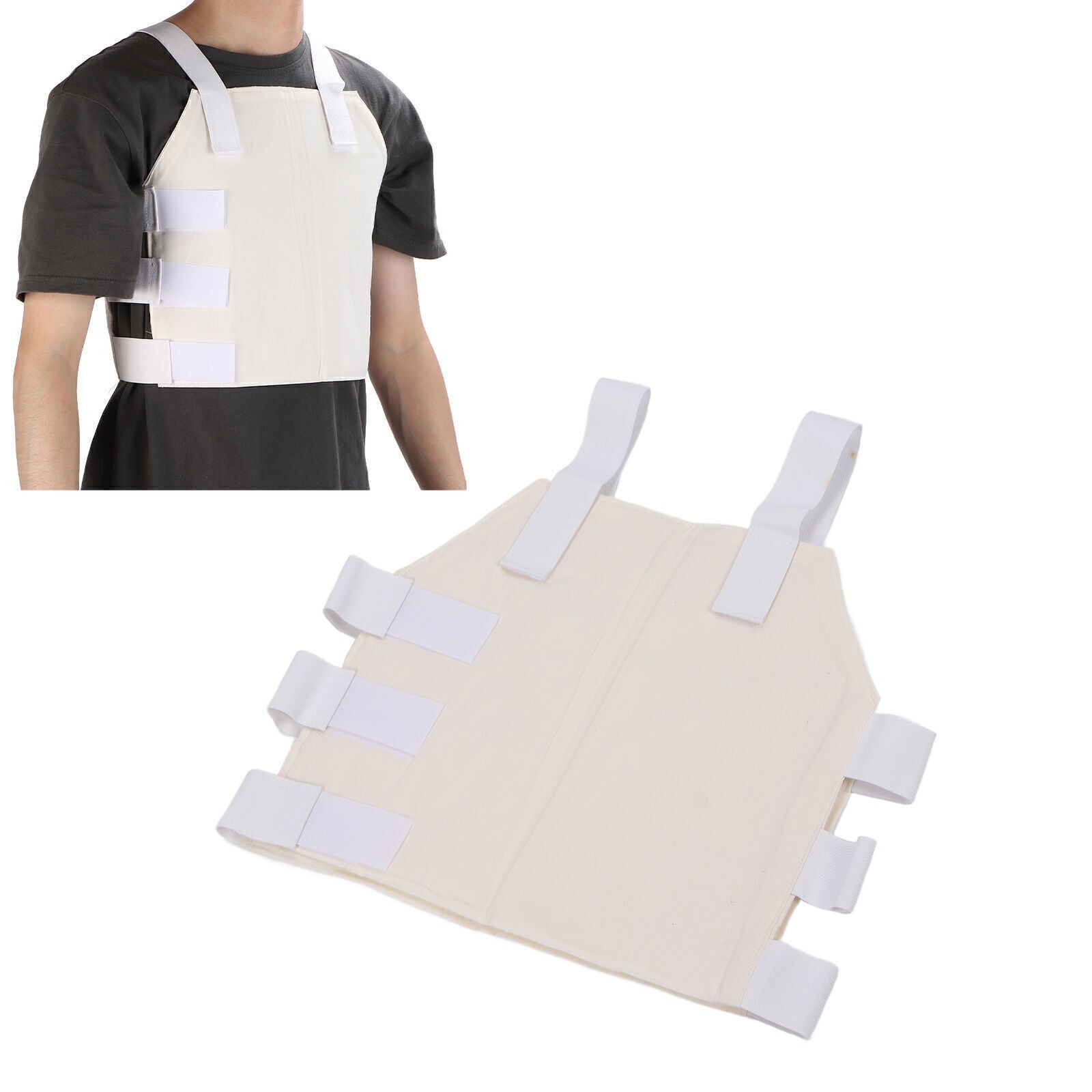 Sternum and Thorax Support Breathable Ribs Chest Brace for Intercostal Muscle