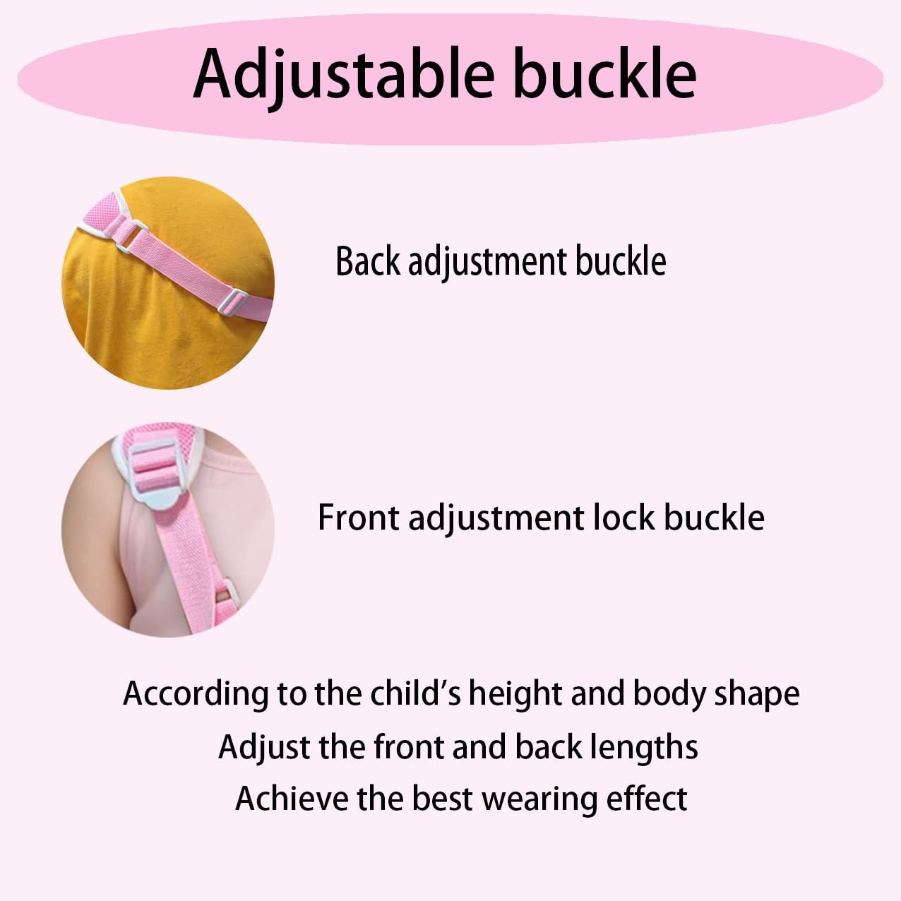 Adjustable Kids Arm Sling Shoulder Support Injuries Rehab Pink Medium