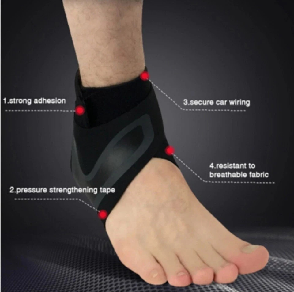 Ankle Brace Compression Sleeves For Foot Pain– Plantar Fasciitis Support Wrap
