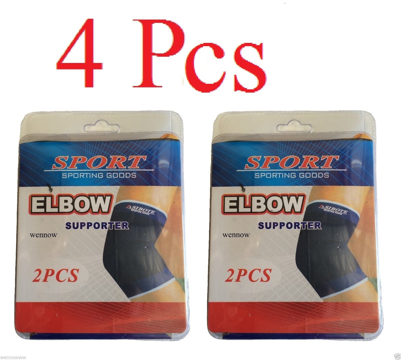4 Pcs ELBOW Elastic Brace Muscle Support Arthritis Sports Pain Relief