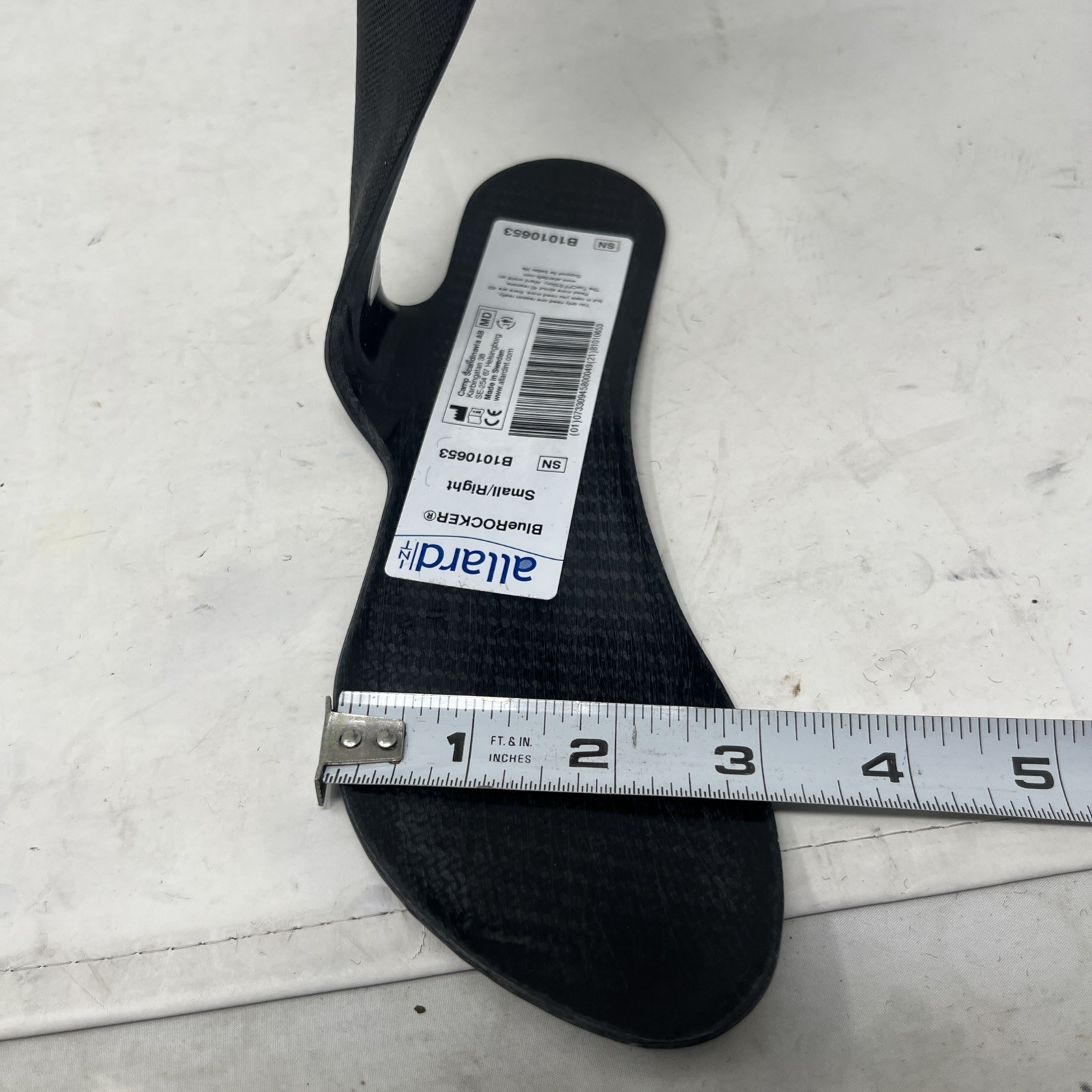 Allard BlueRocker Right Small S Adjustable Blue Black Leg & Foot Orthosis