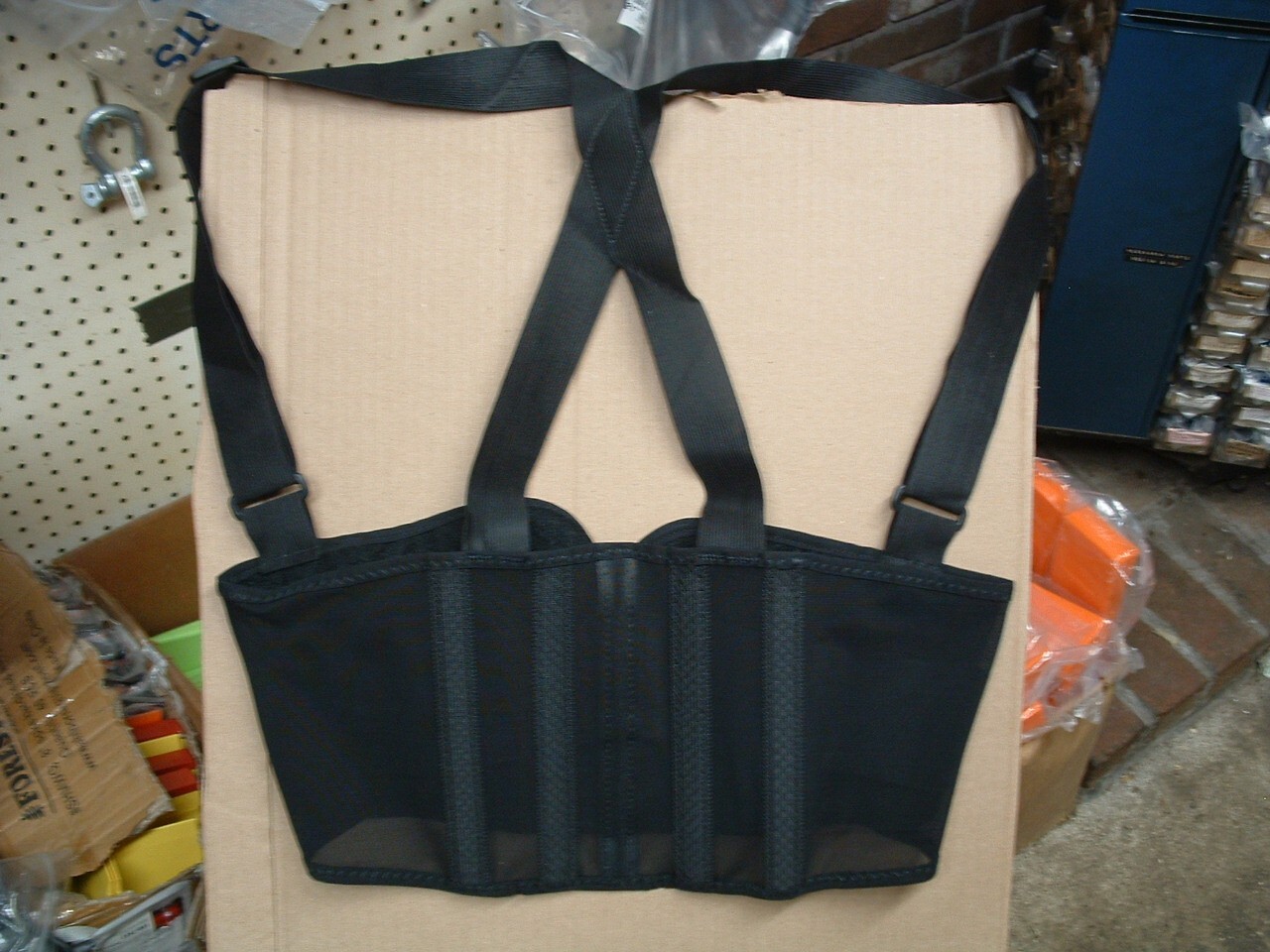CADET BACK SUPPORT HARNESS HOOK-LOOP WITH SHOULDER STRAPS USA SIZE LG 39″ TO 44″