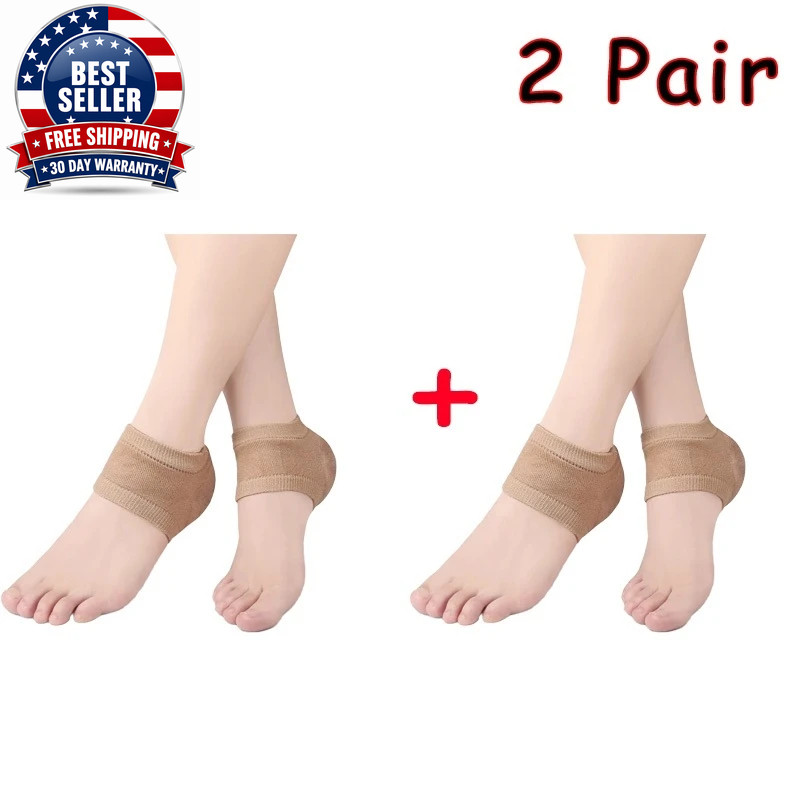 Silicone Gel Heel Protector Pads for Foot Care and Cracking Prevention