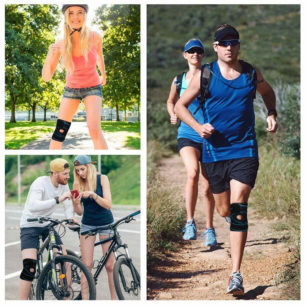 Knee Brace Side Stabilizers for Meniscus Tear Knee Pain,Adjustable Straps