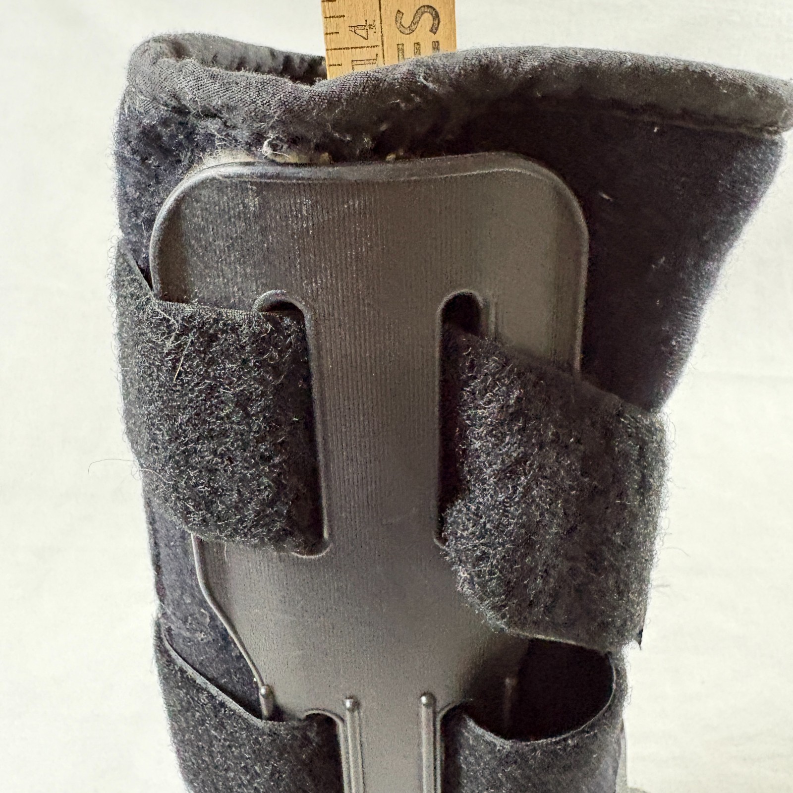 Walking Boot Fracture Brace Air Cast Orthopedic Support Mens M Black