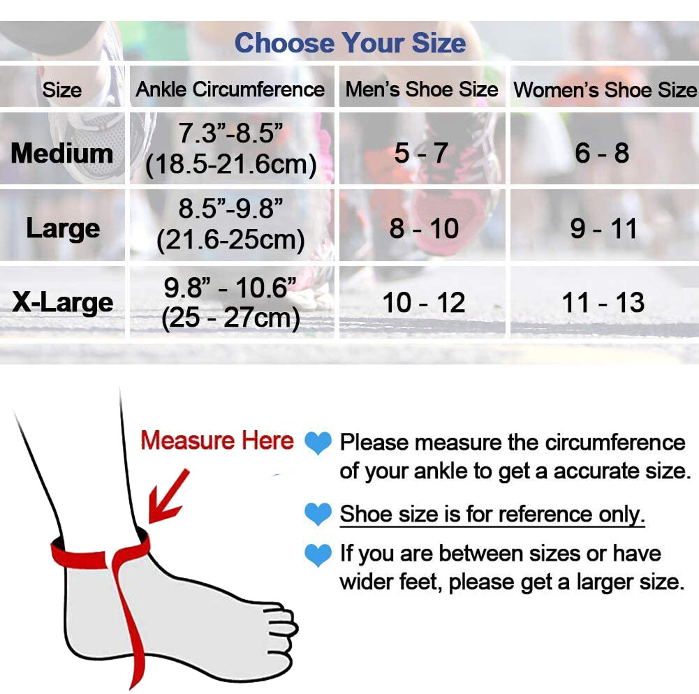 Ankle Brace Support Compression Elastic Plantar Fasciitis Pain Relief Foot Wrap