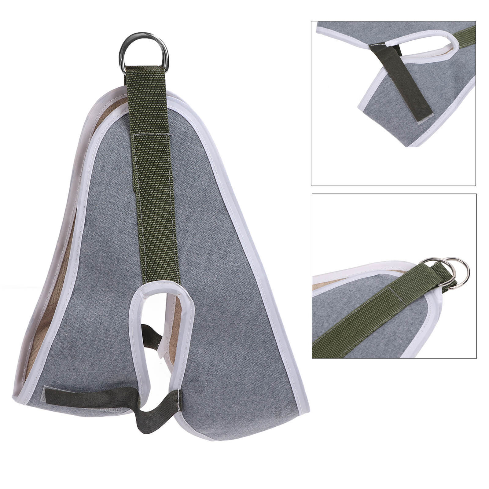 Canvas Cervical Spine Traction Belt Soft Adjustable Flexible Neck Traction Belt