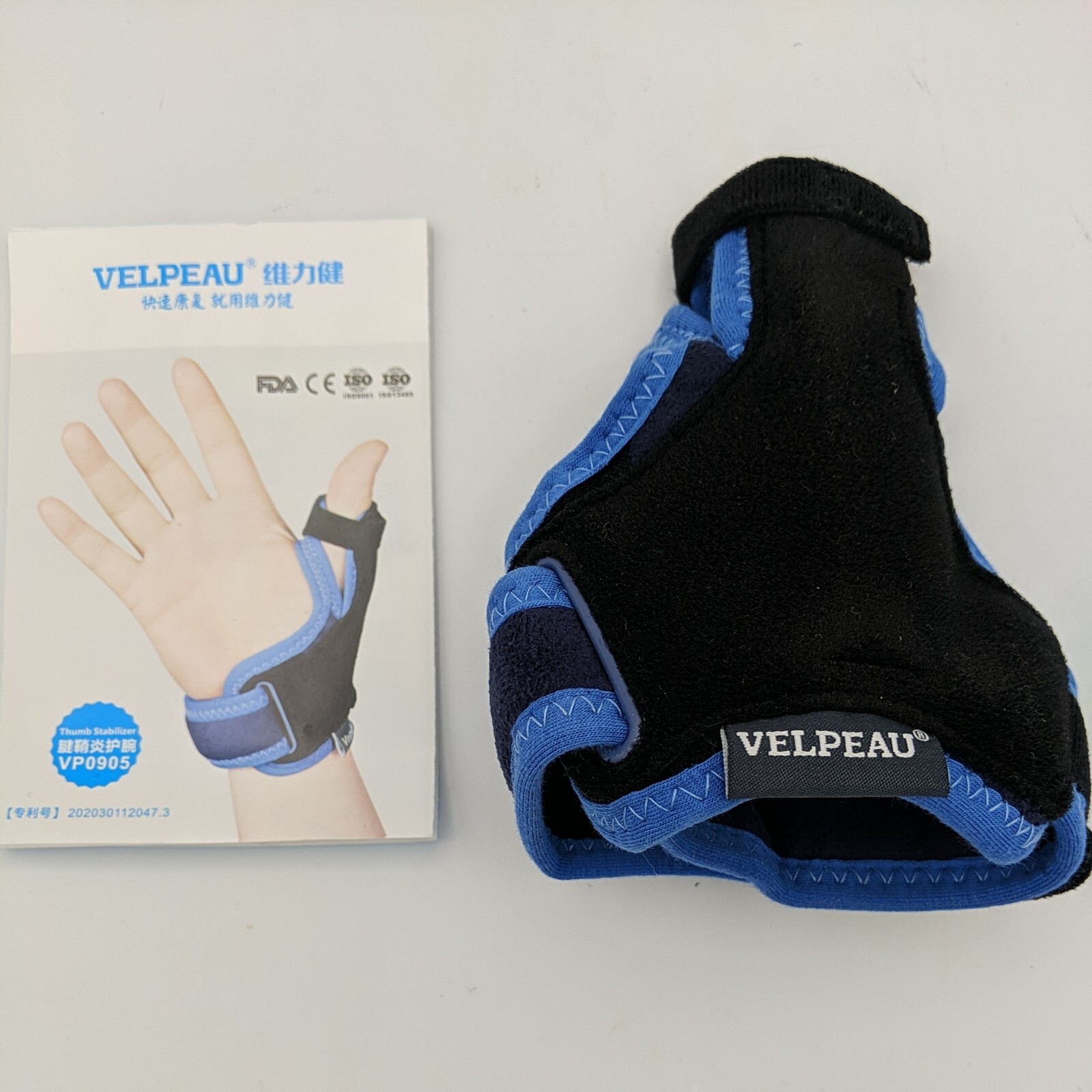 Velpeau Thumb Stabilizer L/XL Left / Right Hand 6 3/4″ – 8″