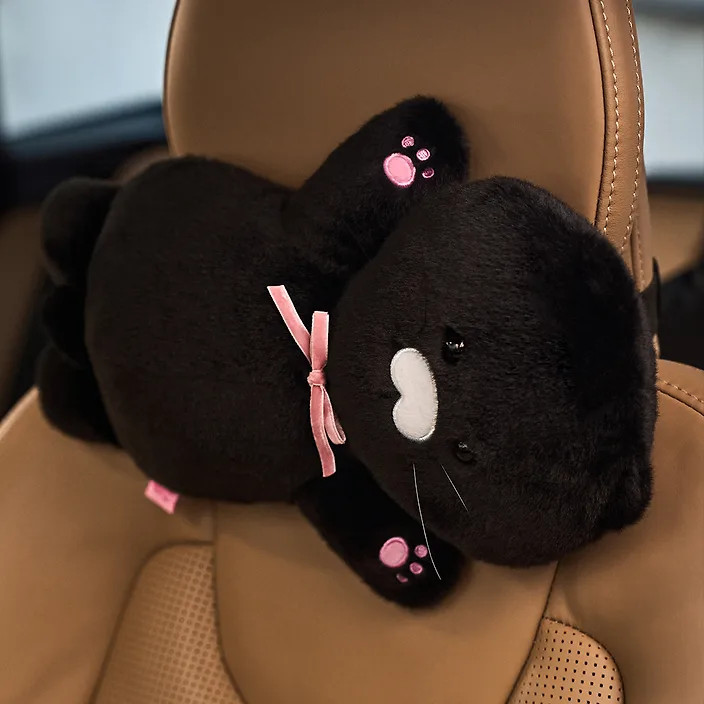Black Chun Adjustable Neck Cushion for Cars_Chunsik