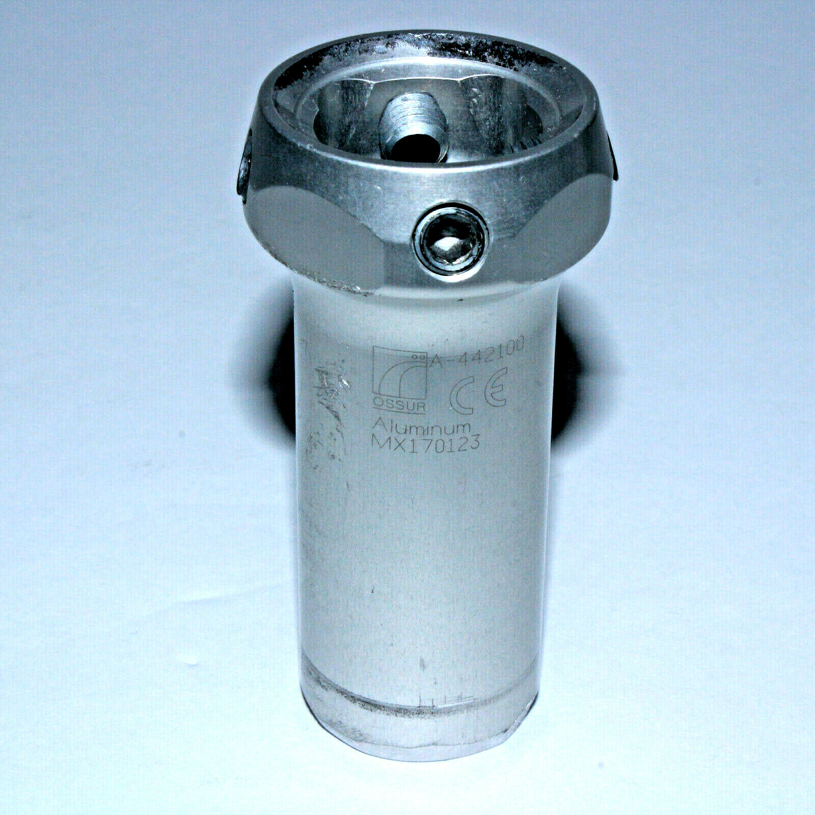 OSSUR A-442100 PROSTHETIC SHORT FEMALE SINGLE ADAPTER – 90mm 3.5″ Aluminum