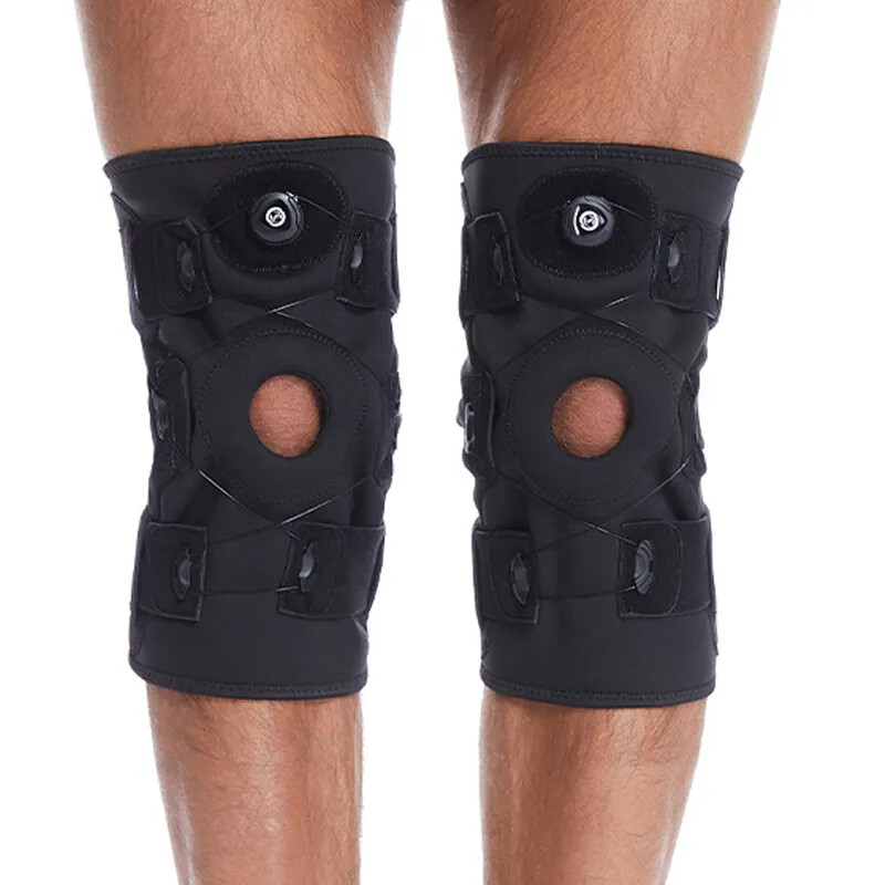 Adjustable Knee Brace Patella With Gel Pads & Side Stabilizers Knee Protector