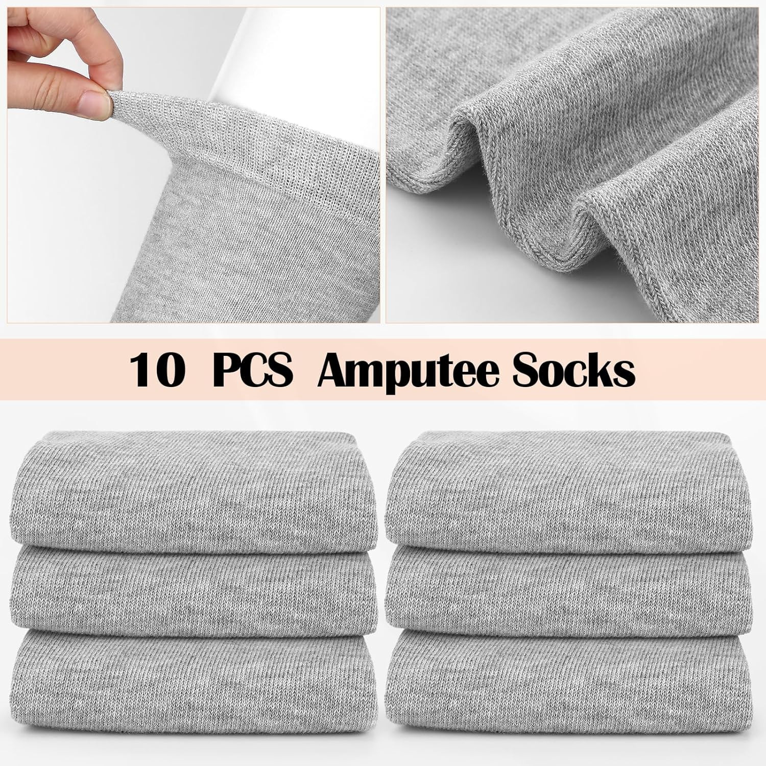 10 Pcs Prosthetic Stump Shrinkers Amputee Socks Stump Shrinker Prosthetic Limb S