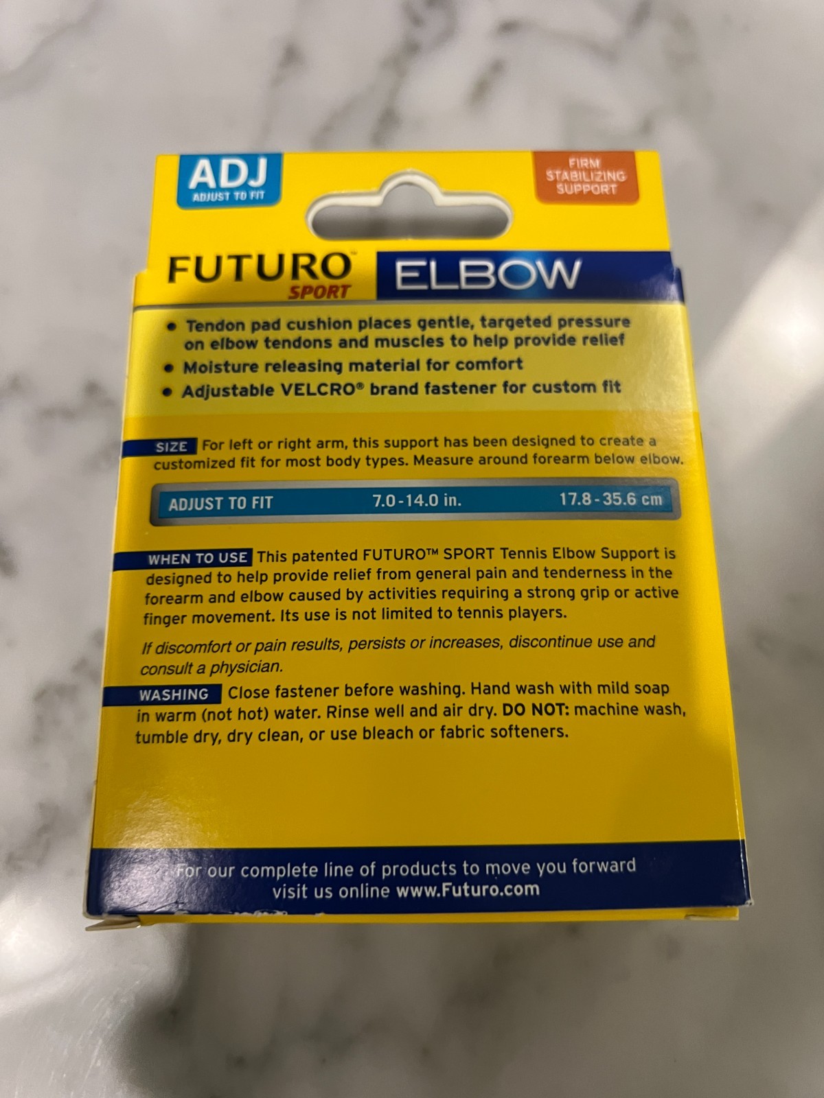FUTURO 3M Tennis Elbow Strap Moderate Support Adjustable Size