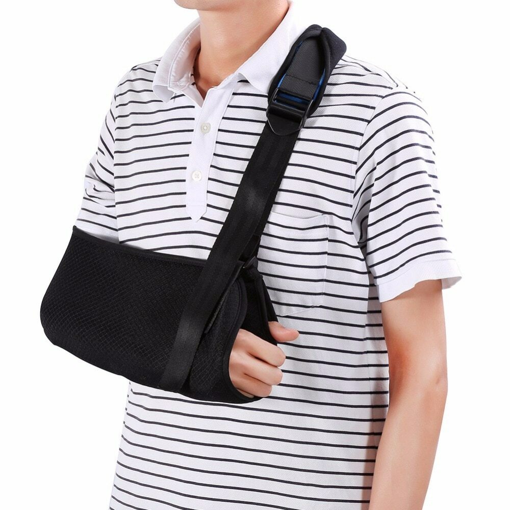 Arm Sling Adjustable Shoulder Support Fracture Protector Elbow Wrist Belt