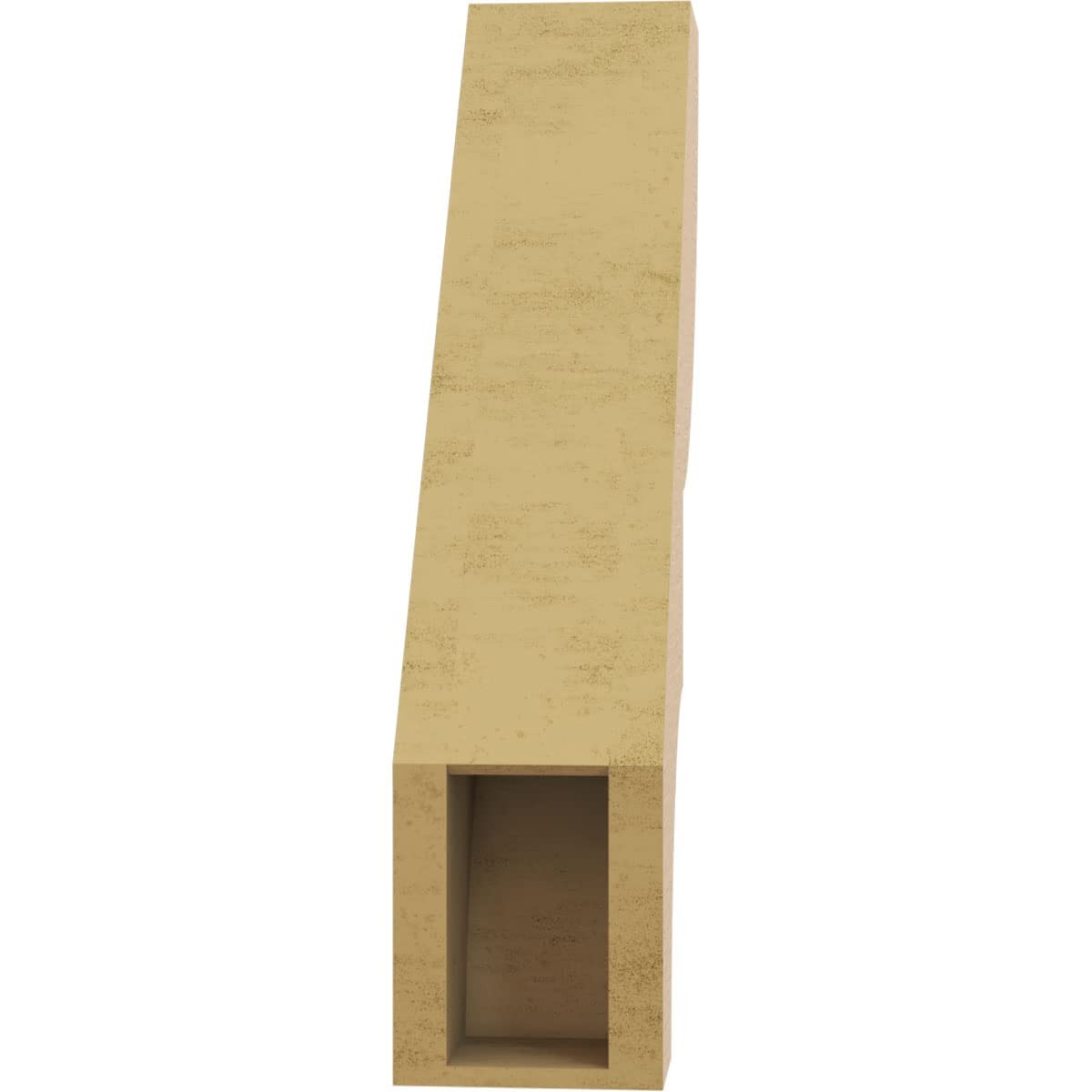 Ekena Millwork Timberthane Rough Cedar Faux Wood Ridgewood Knee Brace 5W X 16D