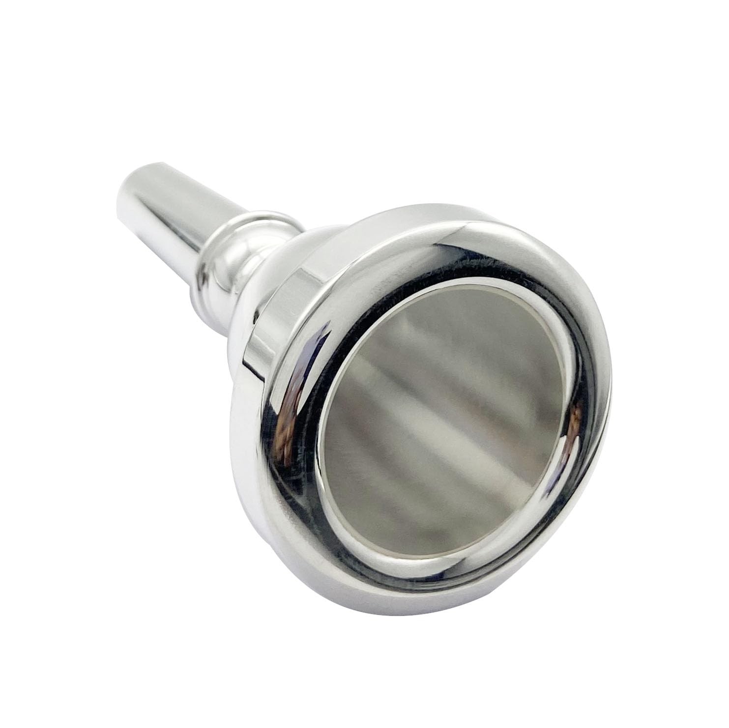 Premium Quality Silver Plated Tuba Mouthpiece Size 22 Superior Sound 1 PCS