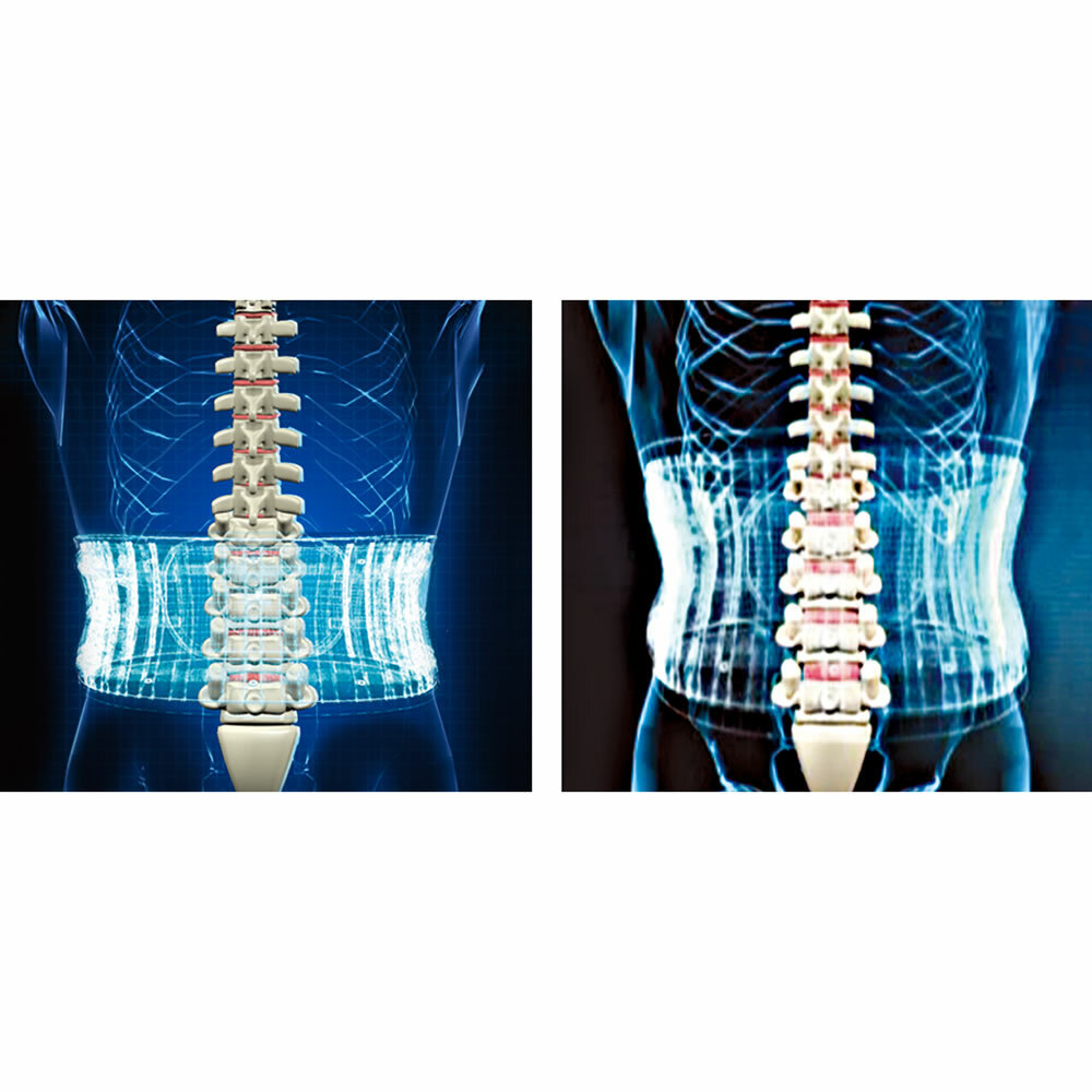 Lumbar Disc Air Decompression Traction Belt inflatable Spinal support Size Large