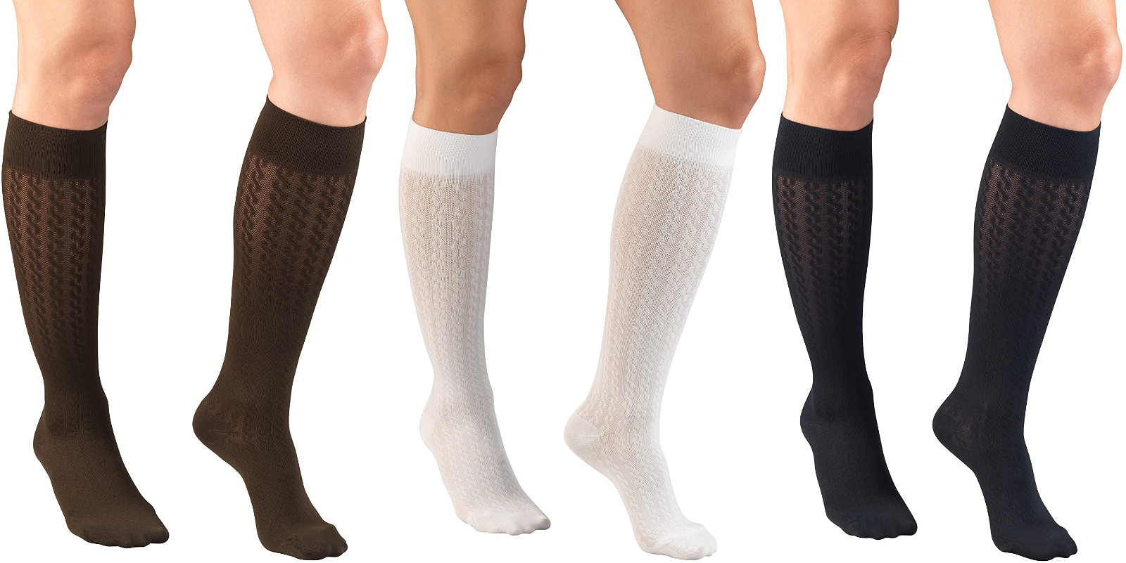 Truform Women’s 1975 Compression Socks Knee High [15-20 mmHg] 1x Pair