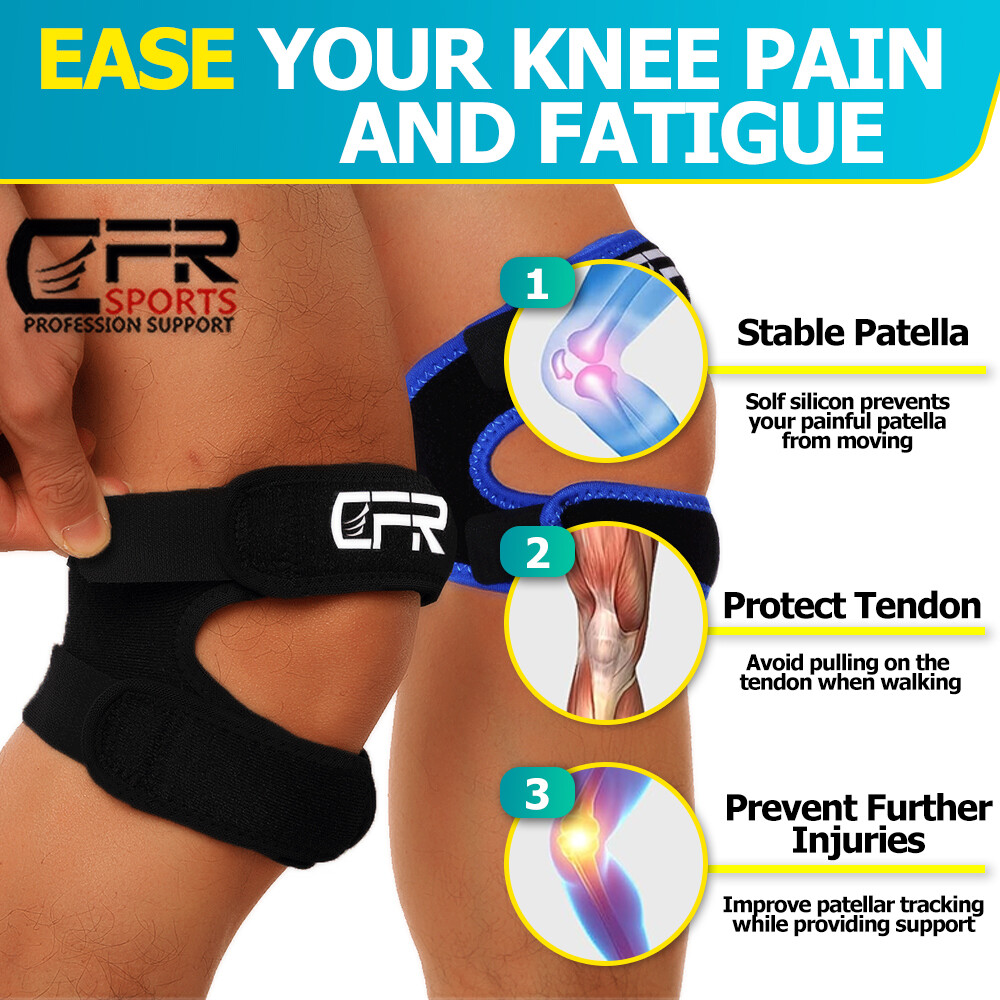 CFR Adjustable Compression Knee Support Brace Sports Joint Pain Injury Arthritis