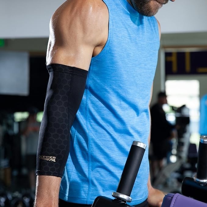 Copper Fit Freedom Copper Infused Compression Elbow Sleeve -Large
