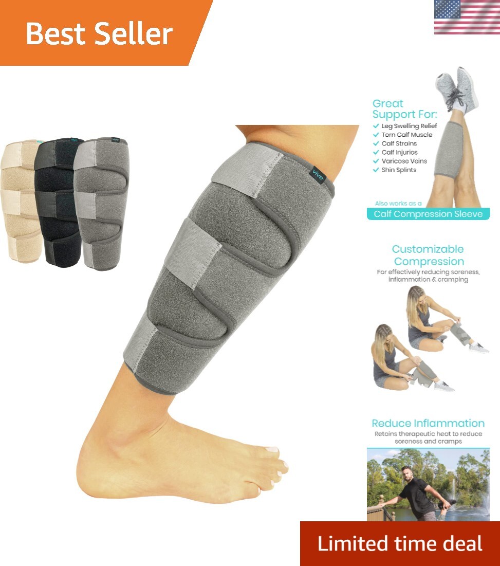 Calf Compression Wrap – Adjustable Support for Enhanced Circulation and Recovery