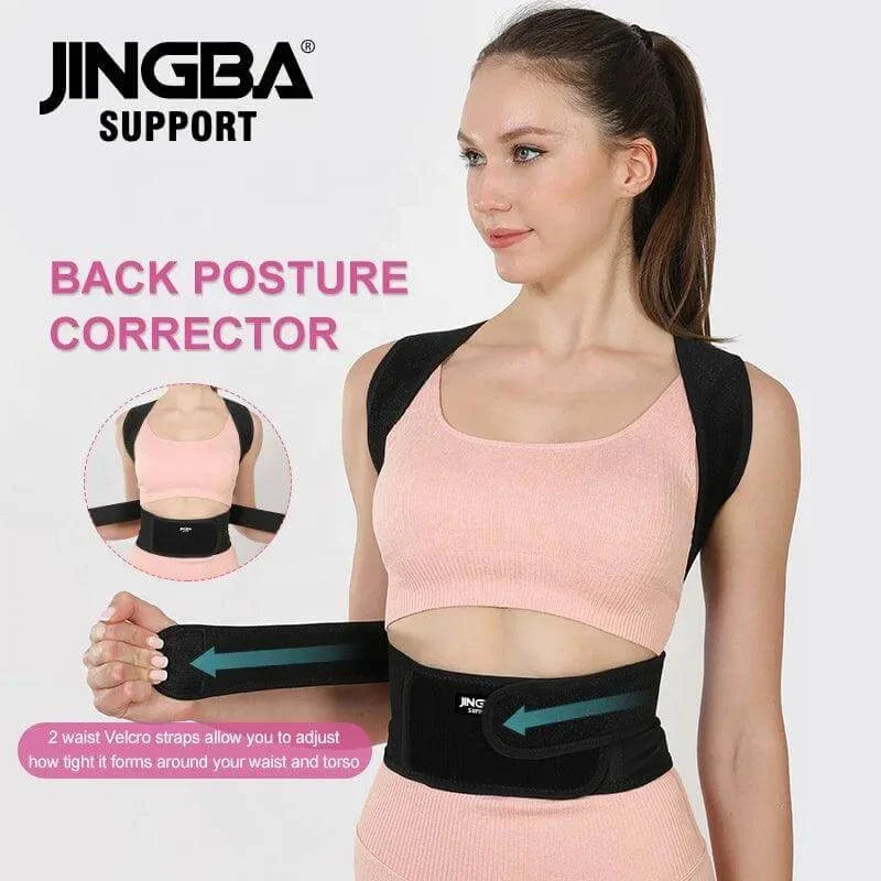 Premium Quality Back Support 2 Support Bar Back Brace Posture Corrector