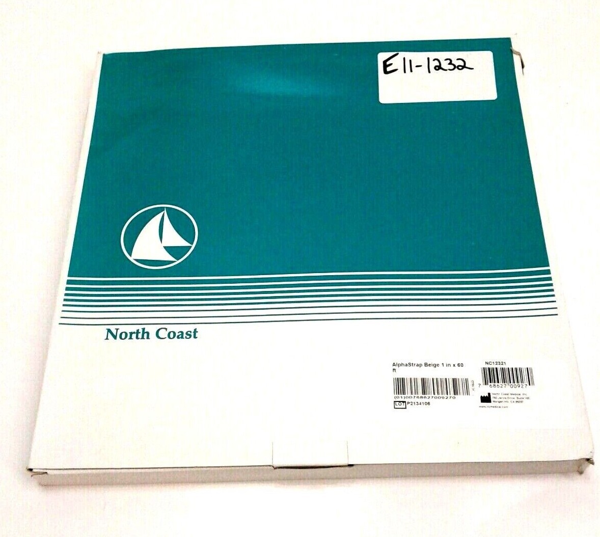 North Coast Medical NC12321 AlphaStrap Beige 1″x60′