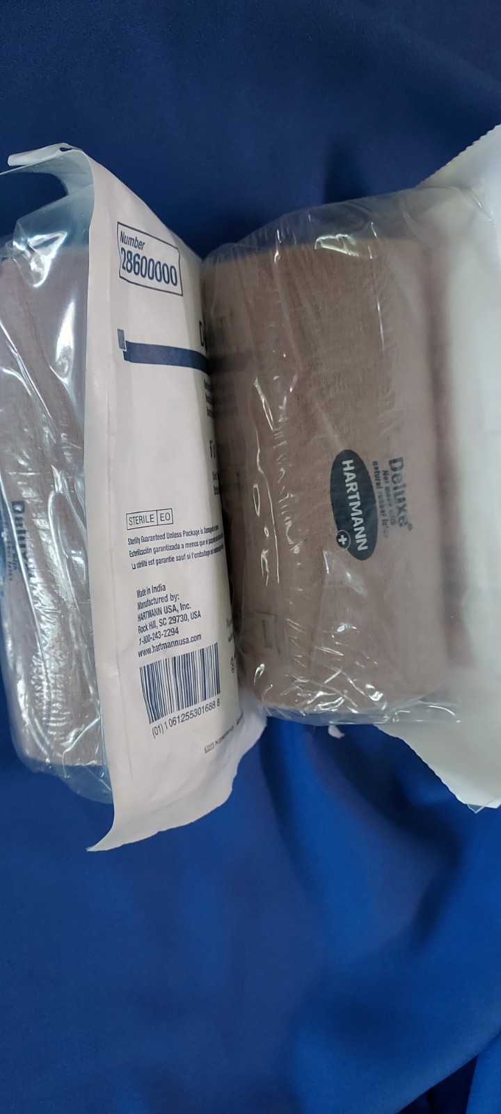 New in Pkgs 2 Rolls of Reinforced Elastic Bandage 6 Inch x 11 Yards by Hartmann
