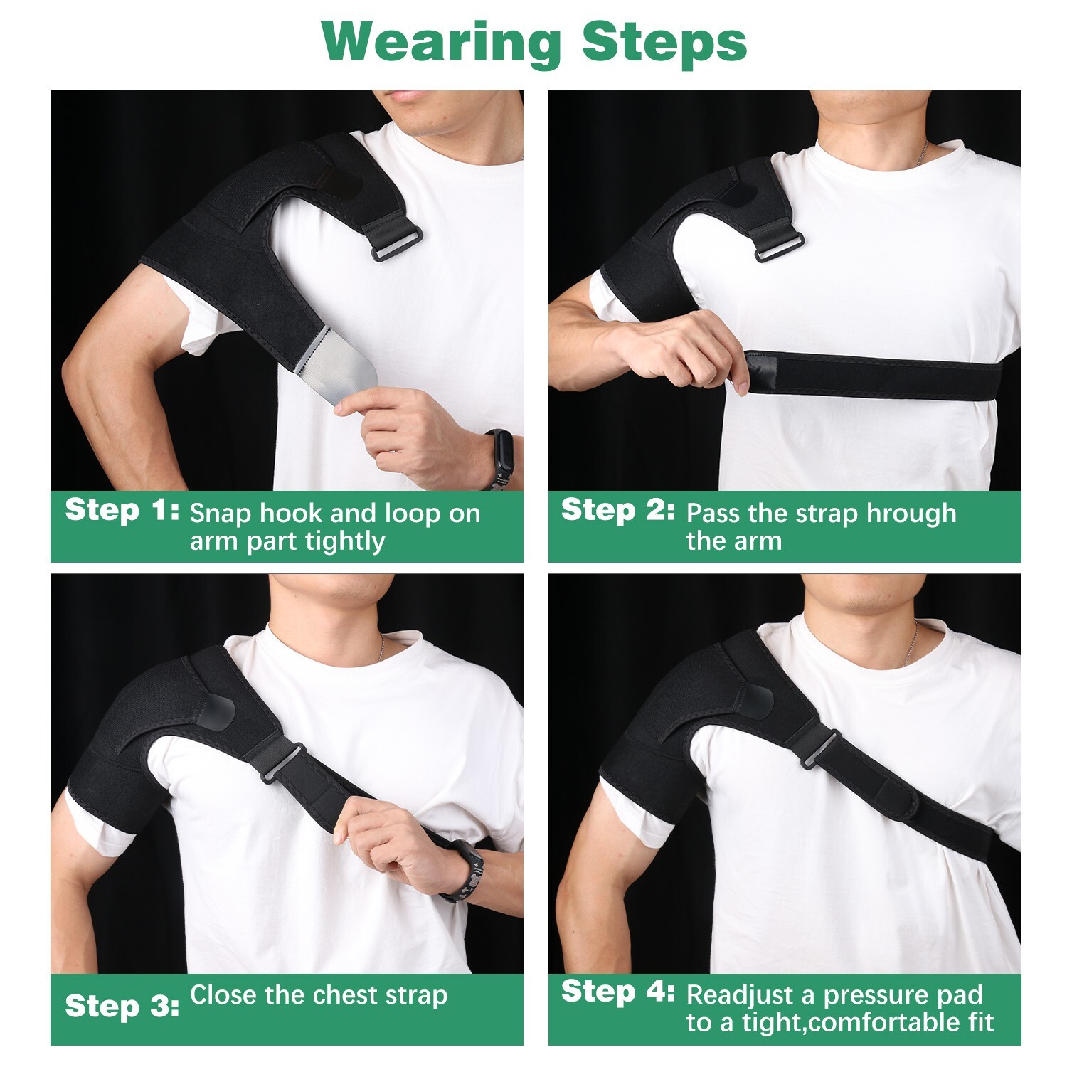 Shoulder Brace for Rotator Cuff Support | Relief from Pain，Dislocation Arthritis
