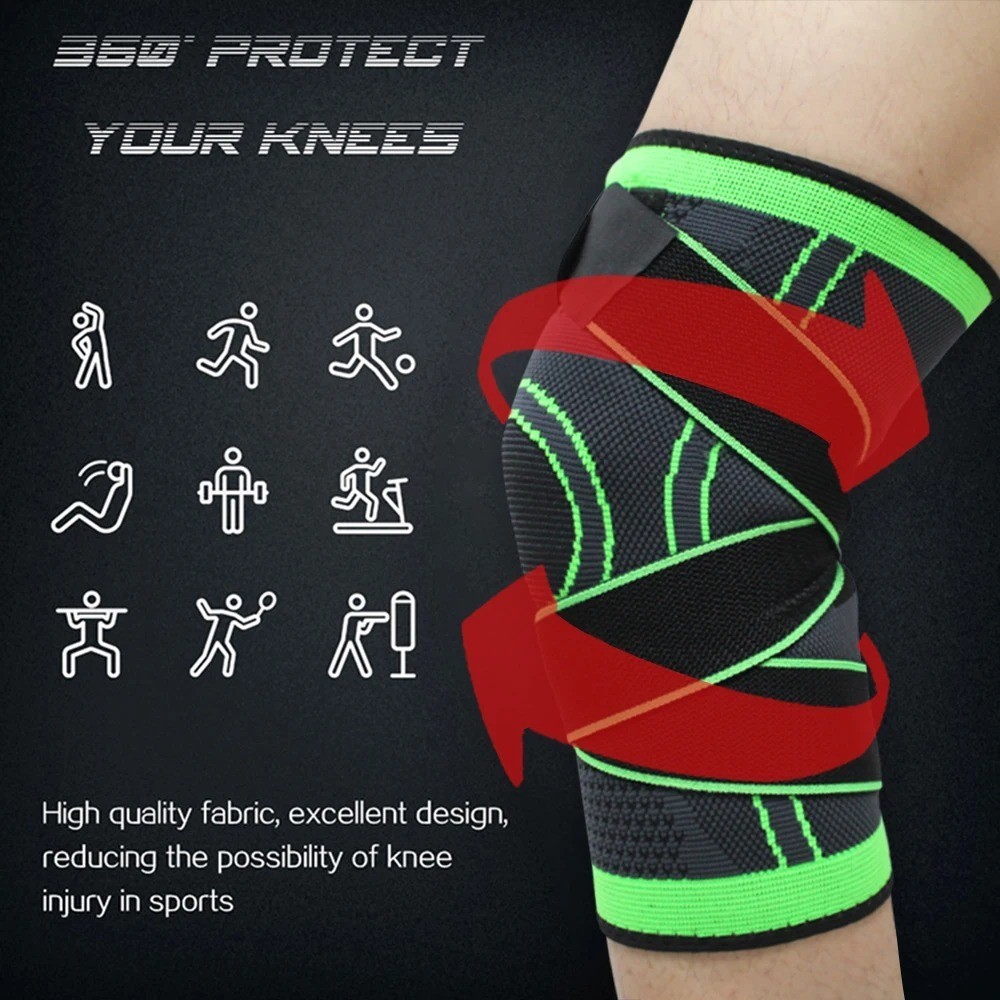 1PC Compression Knee Brace Support Sleeve for Basketball Volleyball Running