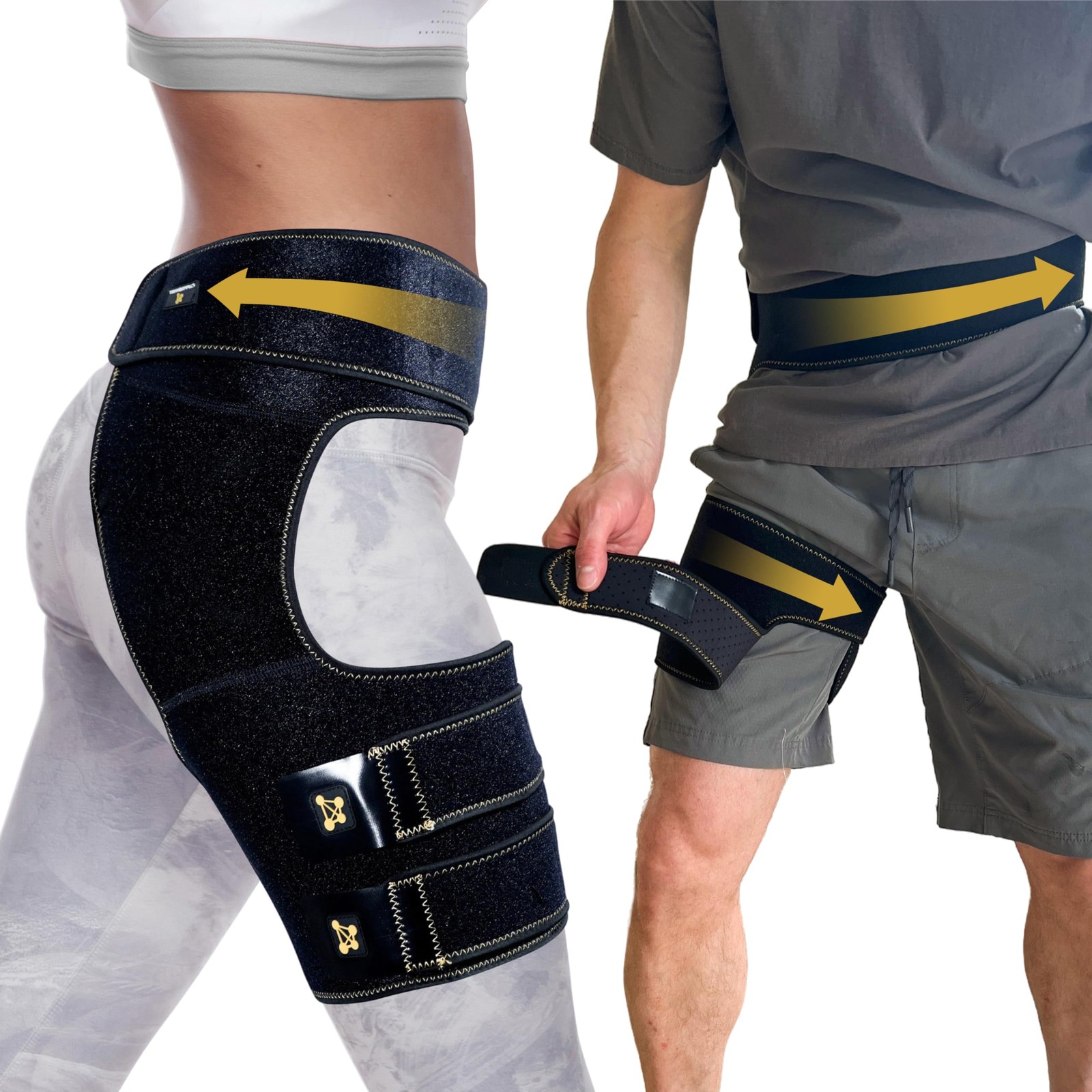 Copper Hip Brace For Sciatica Pain Relief – Hip Pain Relief Sciatic Nerve Br…