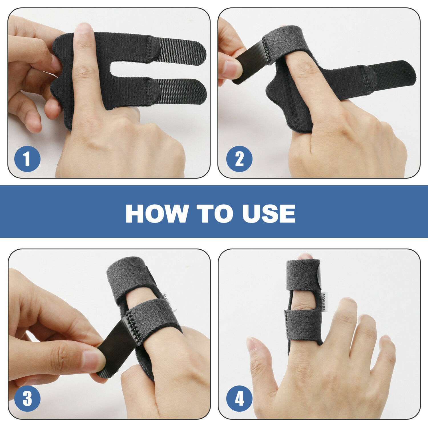 1 PC Trigger Finger Splint Straightener Brace Support Protector Pain Relief New