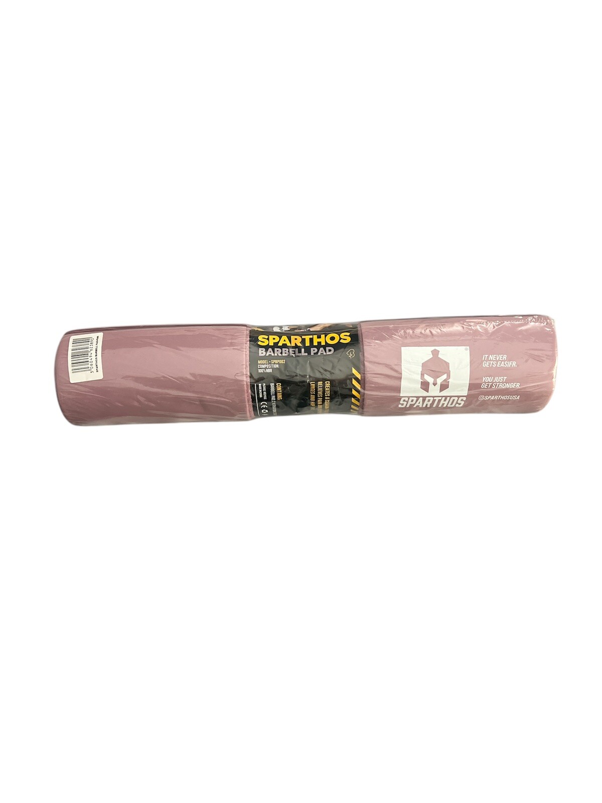 Pink Sparthos Barbell Pad With Straps – Comfort Equals Safety, Lifting Gear, Pad